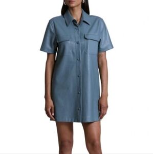 7 For All Mankind Teal Mini Dress